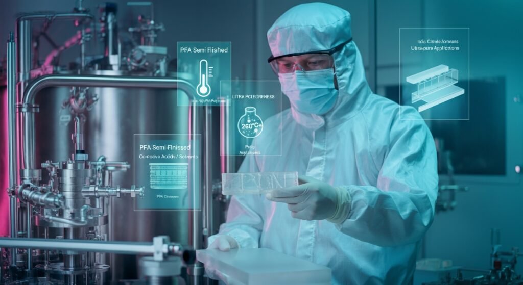 PTFE vs. FEP vs. PFA PTFE vs. FEP vs. PFA PFA Resin and Semi-Finished Products for Demanding Applications